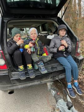 Tudi vmes se je prilegel počitek z okrepčilom